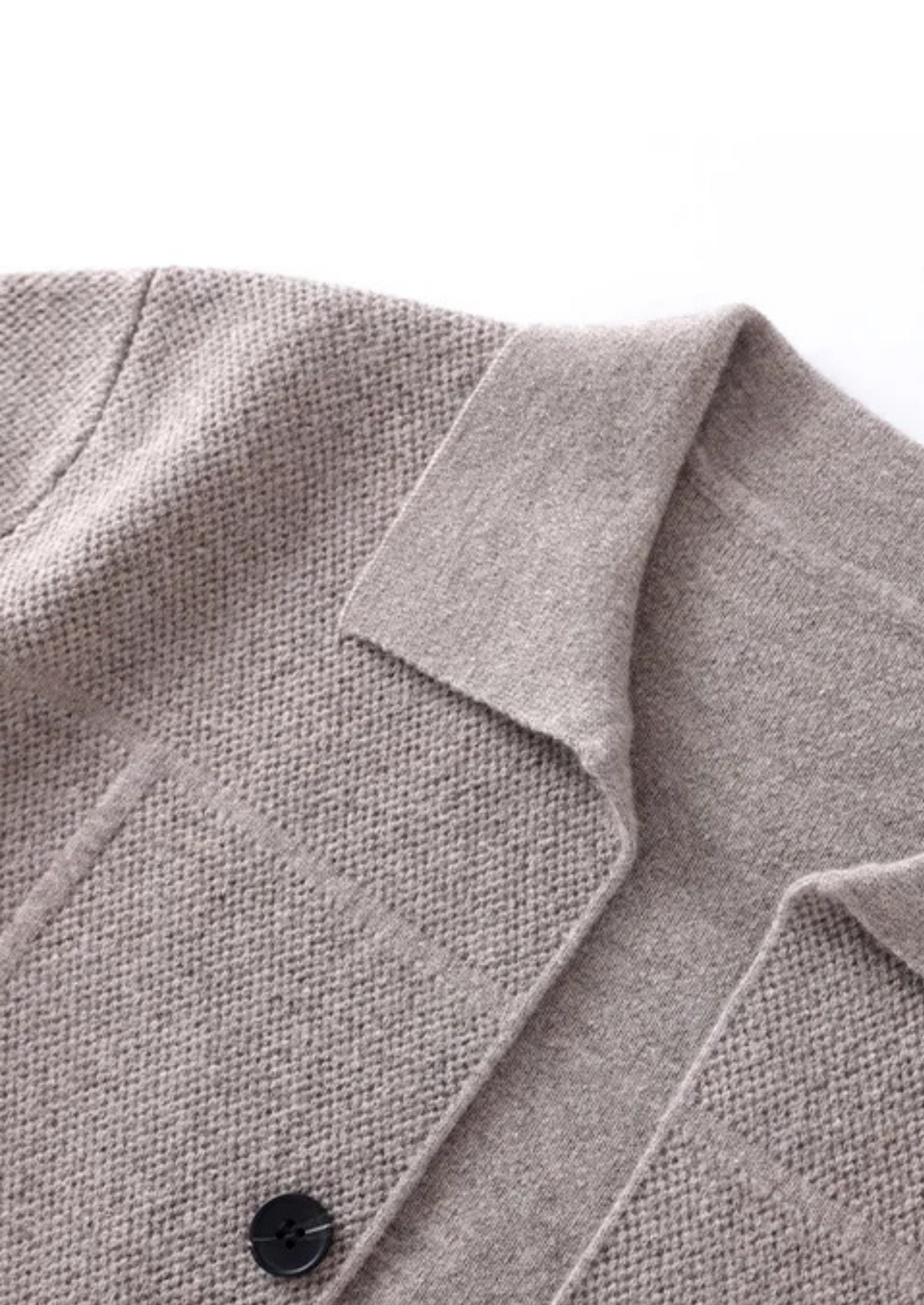 PURE EXTRA-FINE MERINO WOOL BUTTON OVERSHIRT