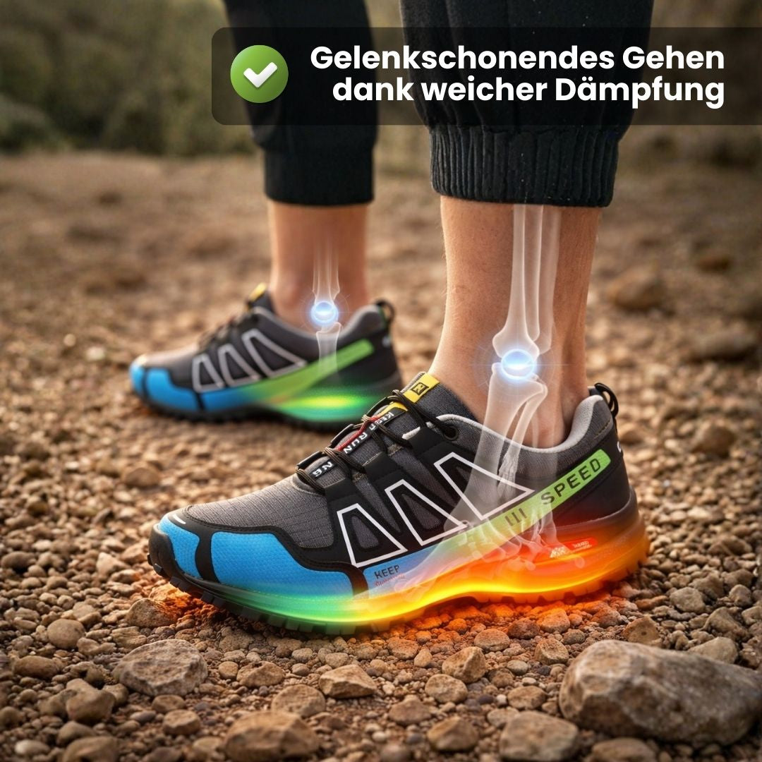 1+1 GRATIS| OrthoTrekking - Ergonomischer schmerzlindernder Trekking u.- Wanderschuh | Ergonomisches Design