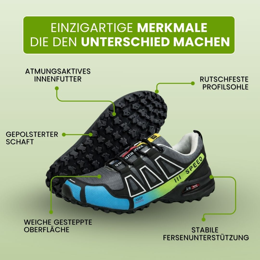 1+1 GRATIS| OrthoTrekking - Ergonomischer schmerzlindernder Trekking u.- Wanderschuh | Ergonomisches Design